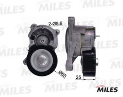 Ролик с механизмом приводного ремня Citroen c5, Jumpy, Peugeot 206, 307, 406, 407, Expert (арт. AG00088)